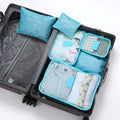 6pcs Set Travel Storage Bags Suitcase Packing Set Storage Cases Portable Luggage Organizer Clothes Shoe Foldable Organizer