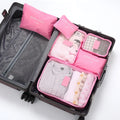 6pcs Set Travel Storage Bags Suitcase Packing Set Storage Cases Portable Luggage Organizer Clothes Shoe Foldable Organizer